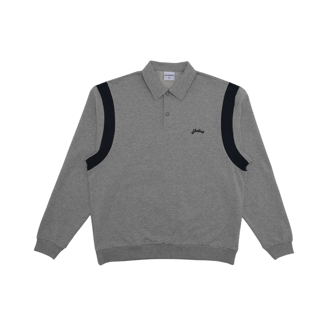 Students Golf Callum L/S Polo Shirt - Heather