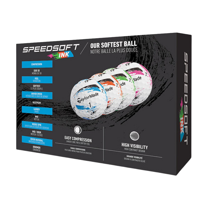 TaylorMade SpeedSoft Ink Multi Pack - Dussin