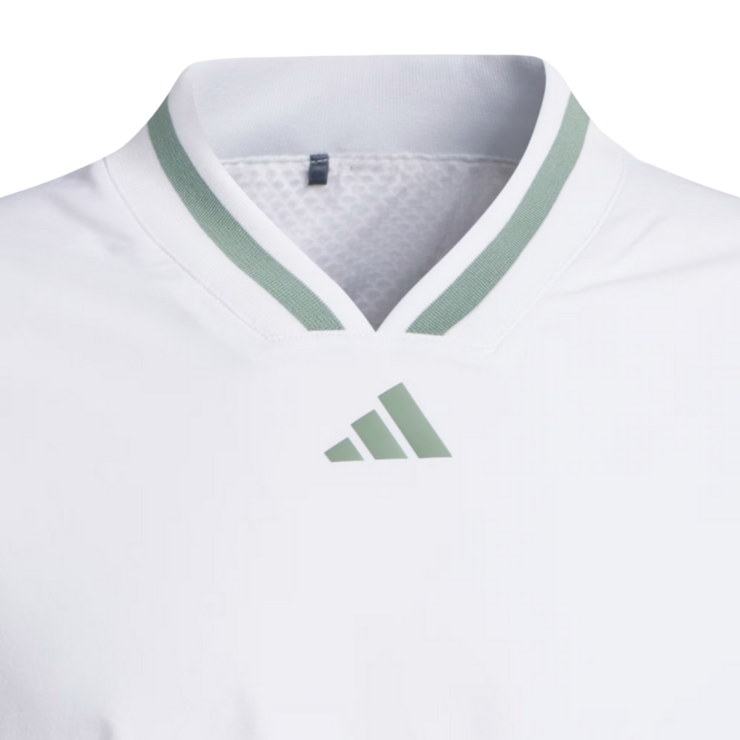 Adidas Golf Beyond Short Sleeve Layer Tröja - Vit