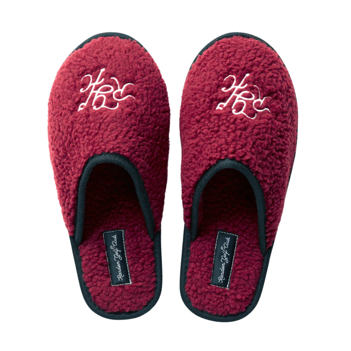 Random Golf Club Monogram Slipper - Port