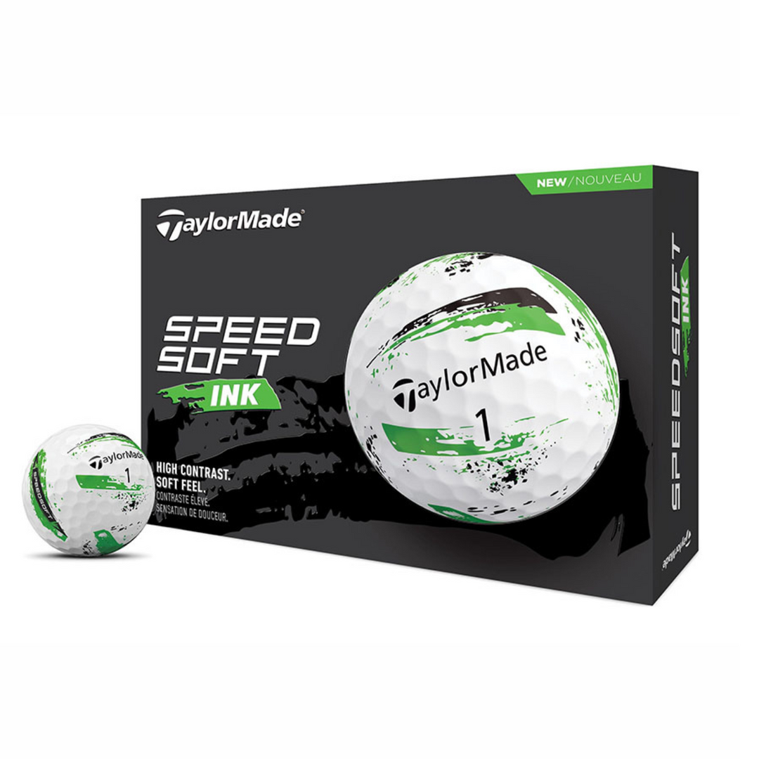 TaylorMade SpeedSoft Ink Grön - Dussin