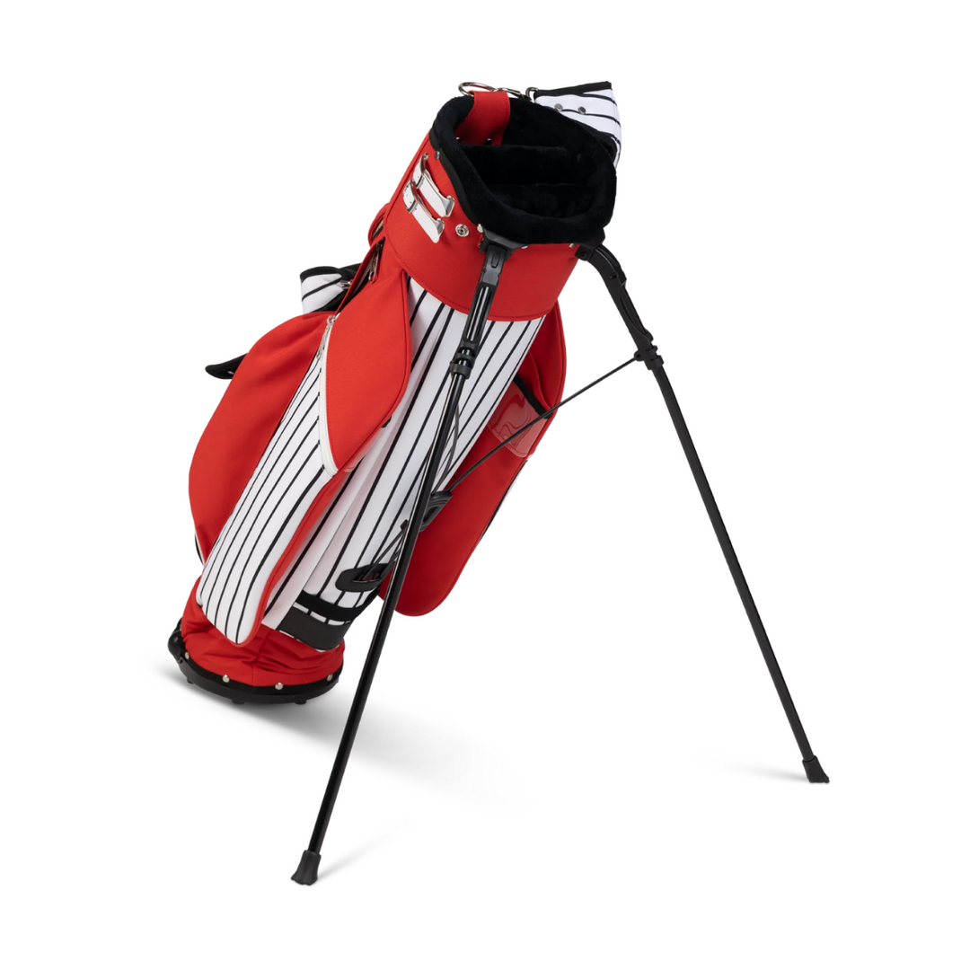 Jones Classic Stand Bag - Red Pinstripe