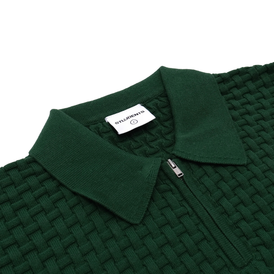 Students Golf Theos S/S Polo Sweater - Grön