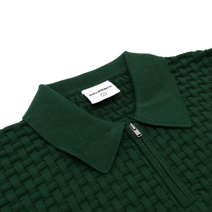 Students Golf Theos S/S Polo Sweater - Grön