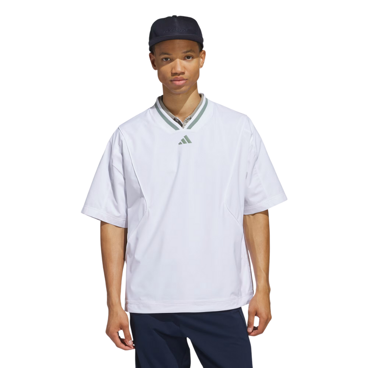 Adidas Golf Beyond Short Sleeve Layer Tröja - Vit