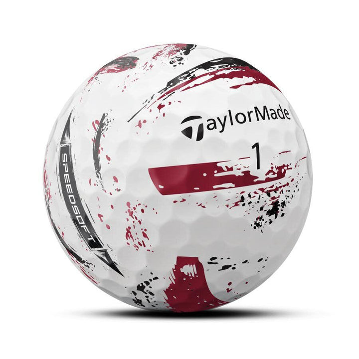 TaylorMade SpeedSoft Ink Röd - Dussin